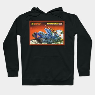 Vintage Japan Model Kit Box Art - Crawler Tank Hoodie